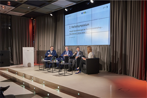 Podiumsdiskussion beim 2. Herbstsymposium.