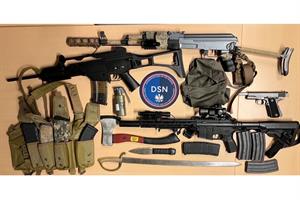 Sicherstellungen nach Festnahme.