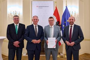 Angelobung von Leopold Holzbauer zum stellvertretenden DSN-Direktor und Leiter des Bereichs Staatsschutz